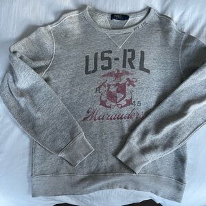 Ralph Lauren Gray Crewneck Sweater for Men